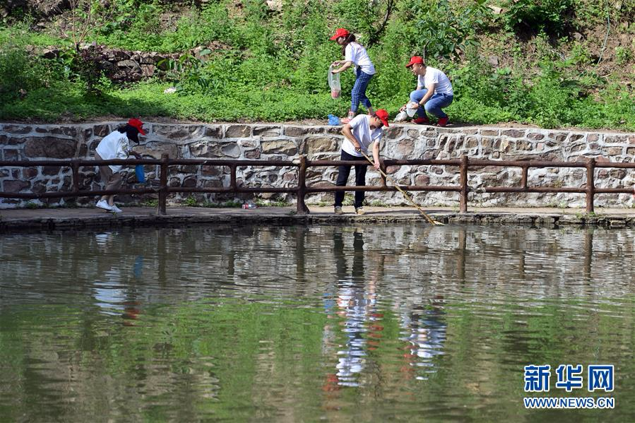 #（环境）（3）河北邢台：志愿者捡垃圾 守护绿水青山