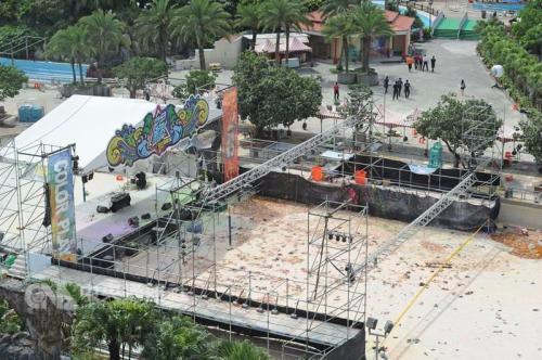 图为八仙乐园爆炸后现场。图片来源：台湾“中央社”。