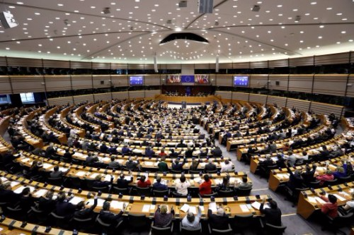 资料图：欧盟议会。