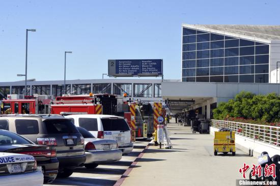 资料图：美国洛杉矶国际机场。<a target='_blank' href='http://www.chinanews.com/'></table>中新社</a>发 毛建军 摄