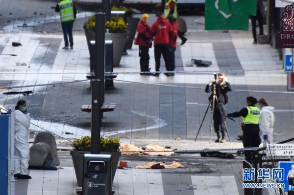 （外代一线）（5）瑞典卡车袭击事件死亡人数升至4人