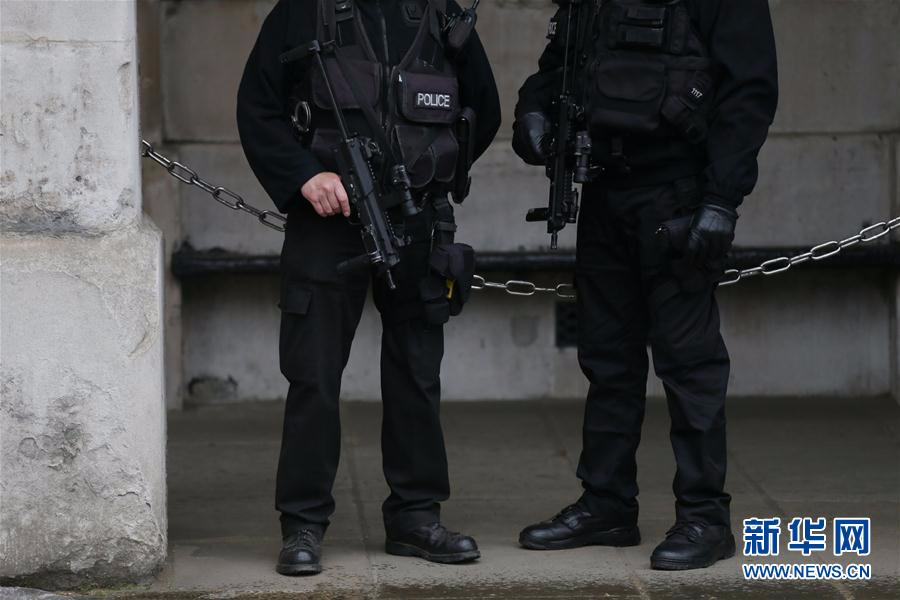 （国际）（5）英国警方在议会大厦附近逮捕一名持刀男子