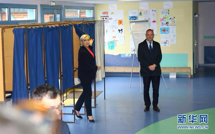 （国际）（3）勒庞参加法国总统选举第二轮投票