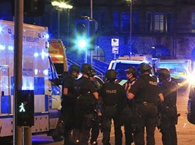 英国曼彻斯特体育馆发生爆炸已造成19人亡