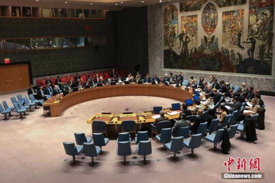 资料图：联合国安理会在纽约联合国总部一致通过决议，谴责朝鲜核试验，要求朝鲜放弃核武器和导弹计划。<span target='_blank' href='http://www.chinanews.com/'></div>中新社</span>记者 廖攀 摄
