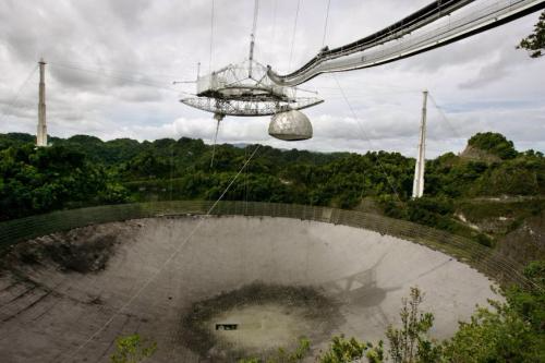 资料图：阿雷西博天文台(Arecibo Observatory)。图片来源：美联社