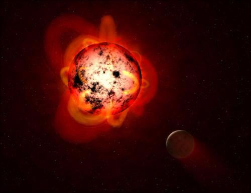 资料图：红矮星示意图。图片来源：NASA