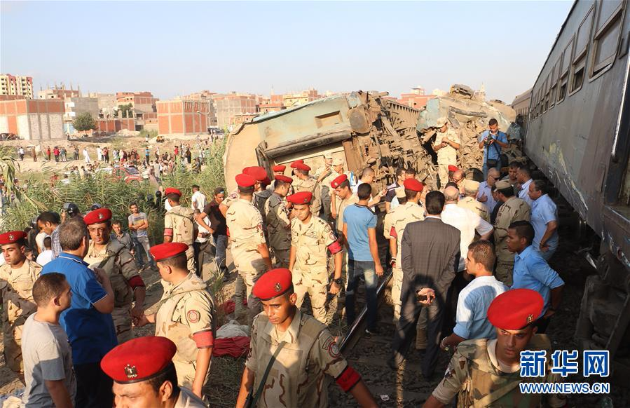 （国际）（9）埃及发生火车相撞事故造成至少36人死亡