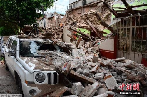 北京时间9月8日中午墨西哥发生8.2级强烈地震，造成数十人死亡。