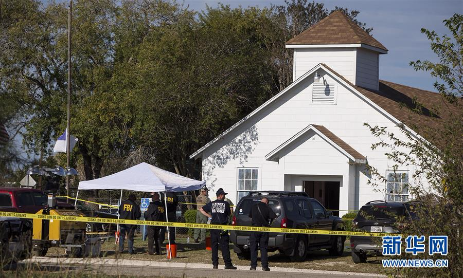 （国际）（1）美国得州南部一教堂发生枪击事件至少27人死亡