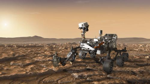 概念图：新火星车不仅将要探寻火星在遥远的古代存在过生命的区域，而且还将寻找生命存在过的痕迹。图片来源：NASA官网