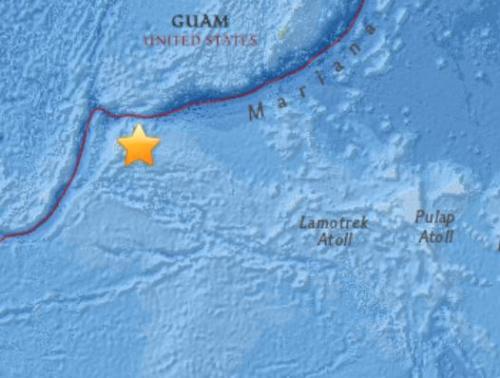 密克罗尼西亚海域发生6.6级地震震源深度62公里