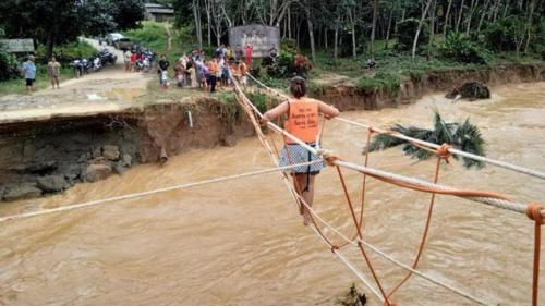 泰国南部洪涝灾害严重。（图片来源：泰国《世界日报》）
