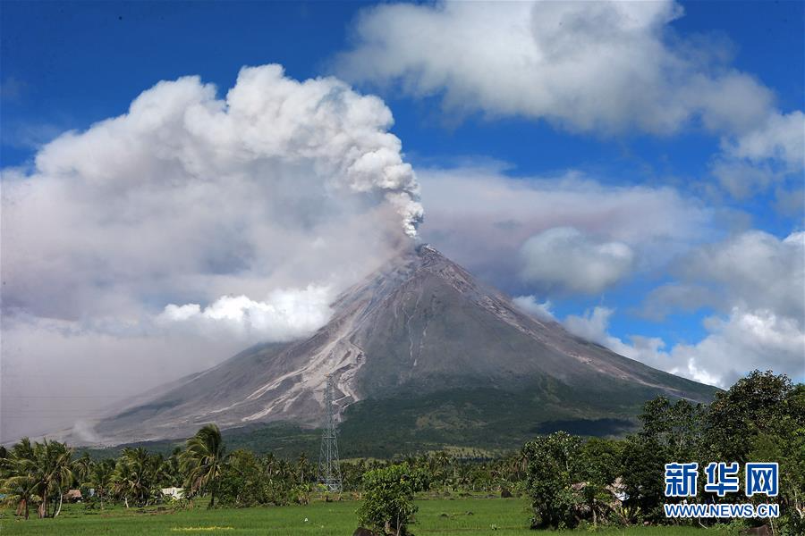 （国际）（3）菲律宾马荣火山持续喷发
