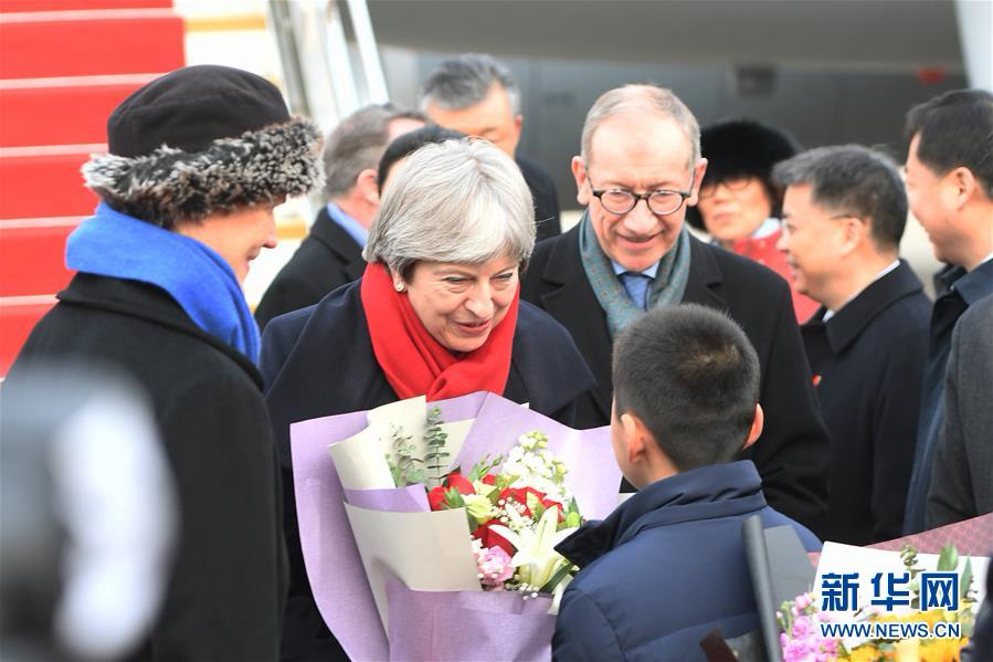 （XHDW）（2）英国首相特雷莎·梅抵达武汉