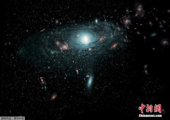 资料图：天文学家首次发现了银河系附近的数百个隐藏的星系。