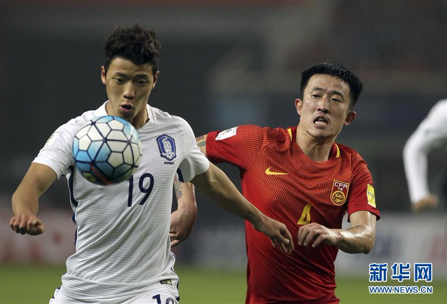（体育）（2）足球——世预赛：中国队战胜韩国队