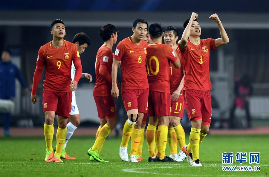 （体育）（3）足球——世预赛：中国队战胜韩国队