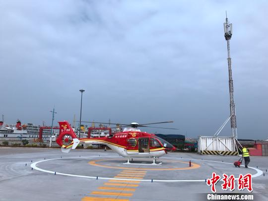 琼州海峡开通直升机跨海摆渡服务