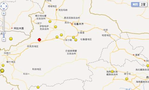 图片来源：中国地震台网截图