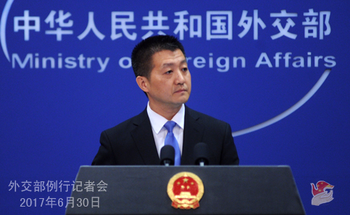 外交部：洞朗地区属于中国领土 不存在争议