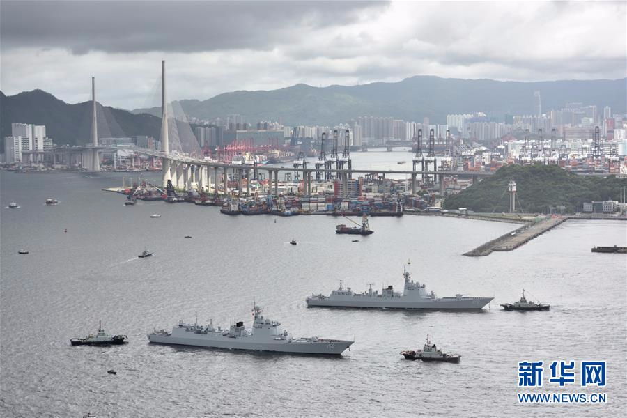 （军事）（7）海军航母编队抵达香港