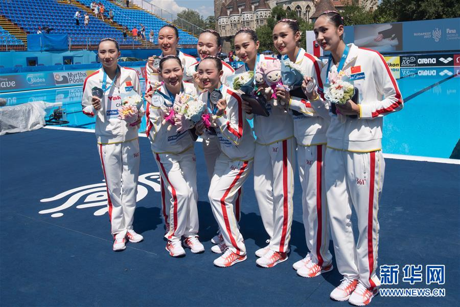 （游泳世锦赛）（2）中国队获花游集体技术自选银牌