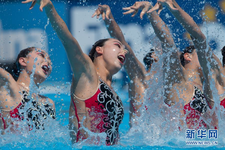 （游泳世锦赛）（5）中国队获花游集体技术自选银牌