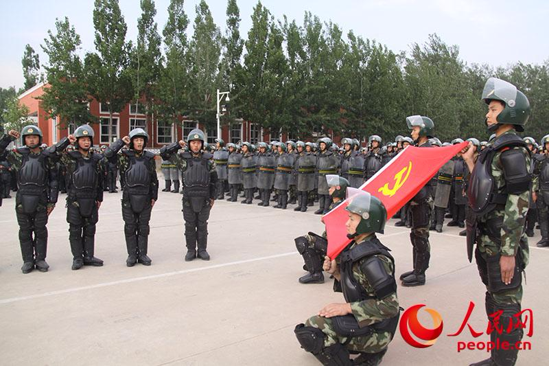 组图：走进武警北京总队十八支队训练场