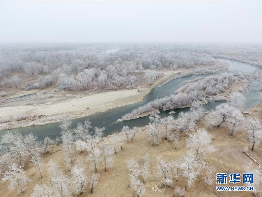 #（生态）（2）新疆额尔齐斯河流域现雾凇景观
