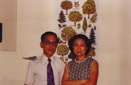 ▲资料图片：1976年余光中夫妇在香港。