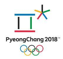 资料图：2018年平昌冬奥会会徽选用韩文中“平昌”两个字的子音并加以形象化。