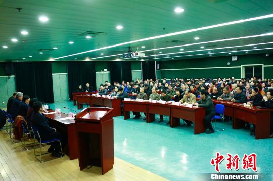 上海财经大学召开教师干部大会，宣布蒋传海任校长、党委书记。 上海财大供图。　许婧 摄