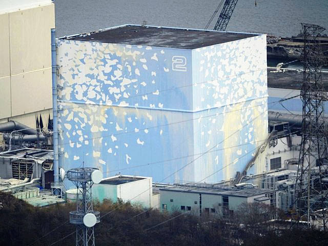 受损的福岛核电站2号反应堆。.jpg