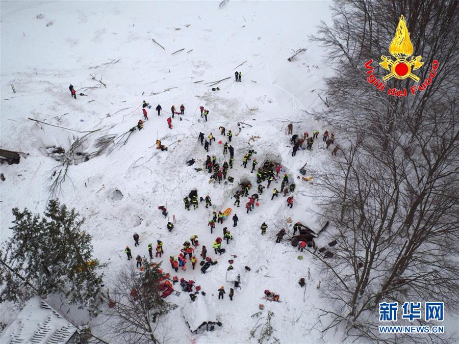 （外代一线）（9）意大利雪崩受灾酒店发现10名幸存者