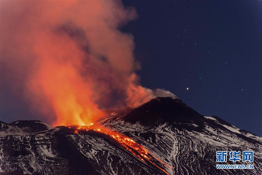 [1]（外代二线）意大利埃特纳火山喷发