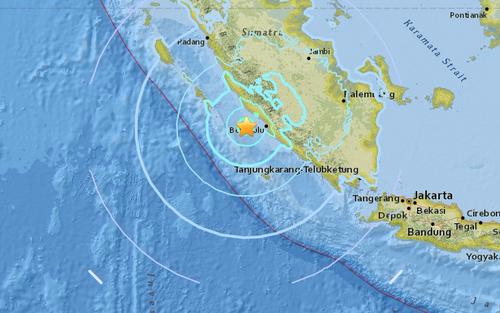 印尼苏门答腊岛附近发生6.4级地震暂无伤亡消息
