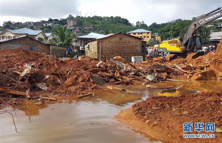 （国际）（6）塞拉利昂首都洪水和泥石流灾害造成至少300人遇难