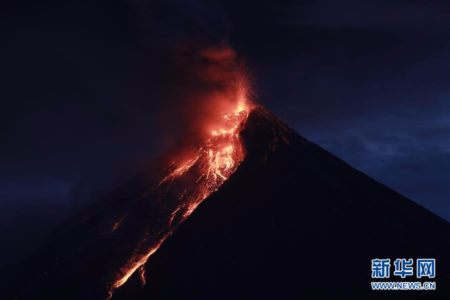 （国际）（6）菲律宾马荣火山持续喷发