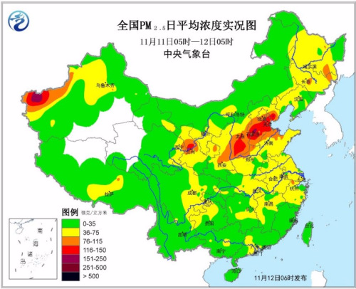 图片来源：中央气象台网站。