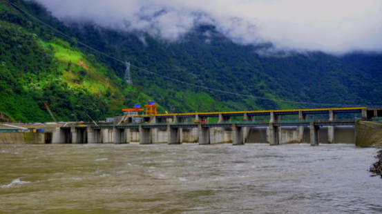 辛克雷水电站大坝（中国电建提供）