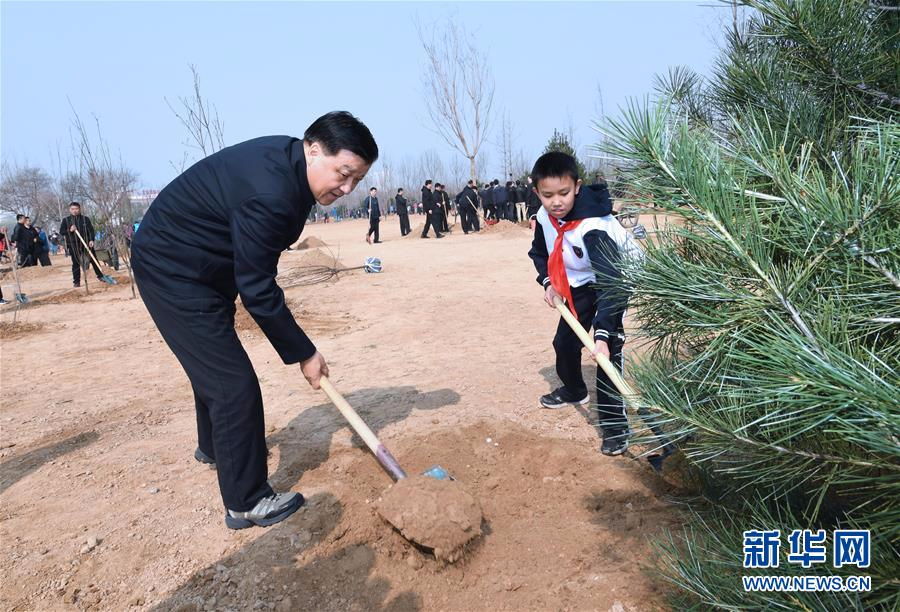 （XHDW）（7）党和国家领导人参加首都义务植树活动